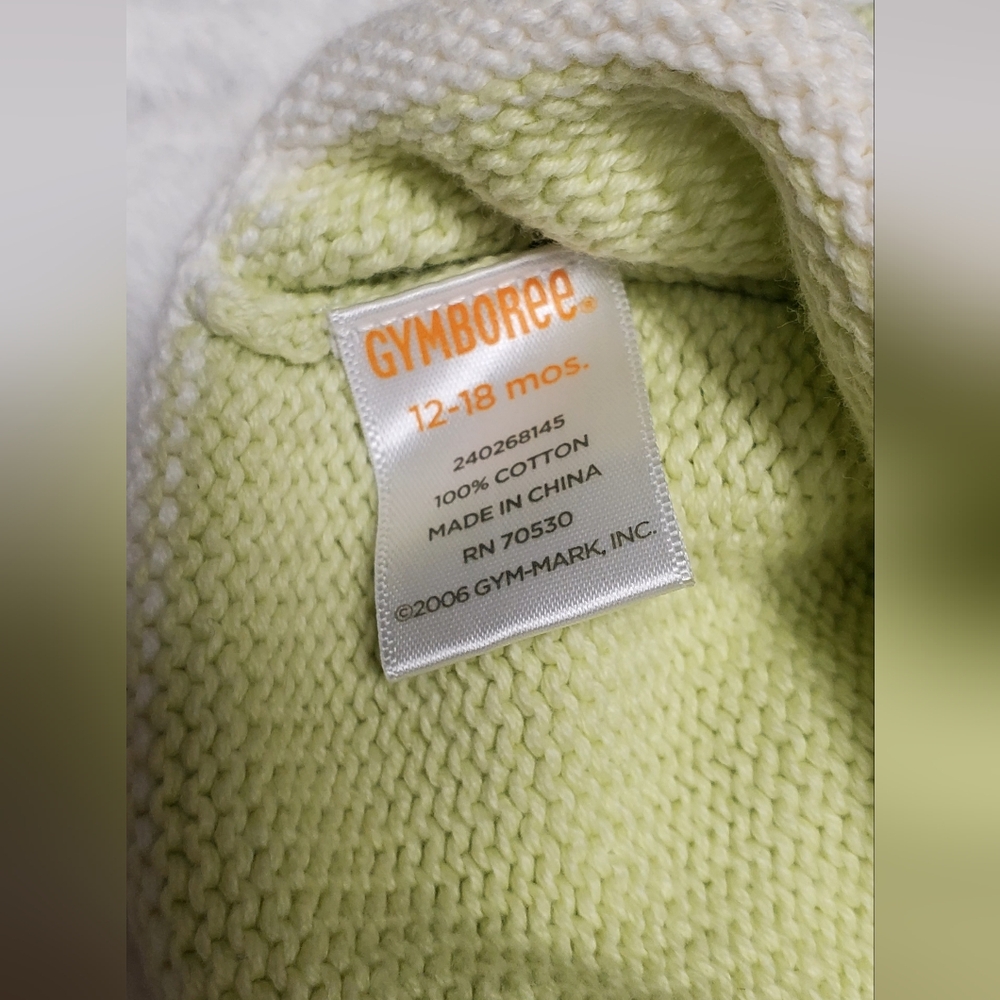 Adorable Green Knit Kids Beanie Size 12-18m - Picture 5 of 7